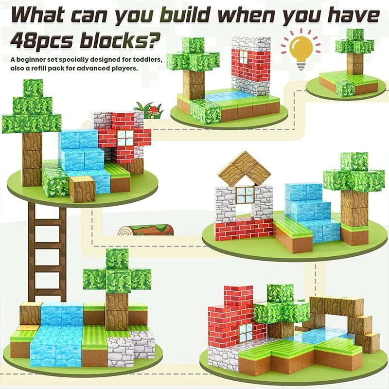 STEM - Magnetic Building Blocks Sets 