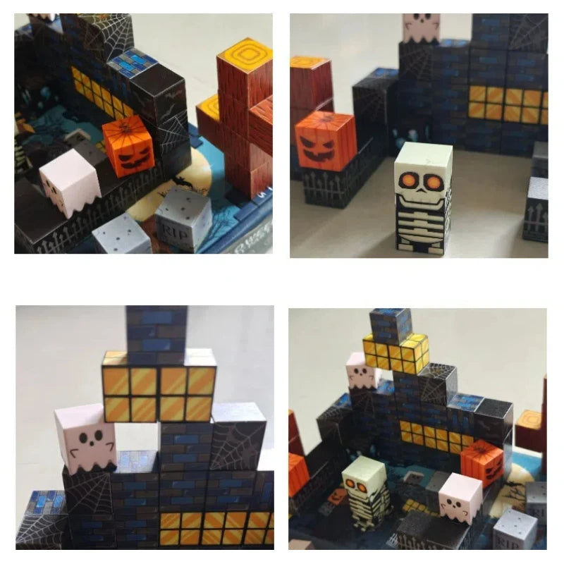 STEM-Focused Magnetic Building Blocks: Halloween & Christmas Cemetery Edition 2024