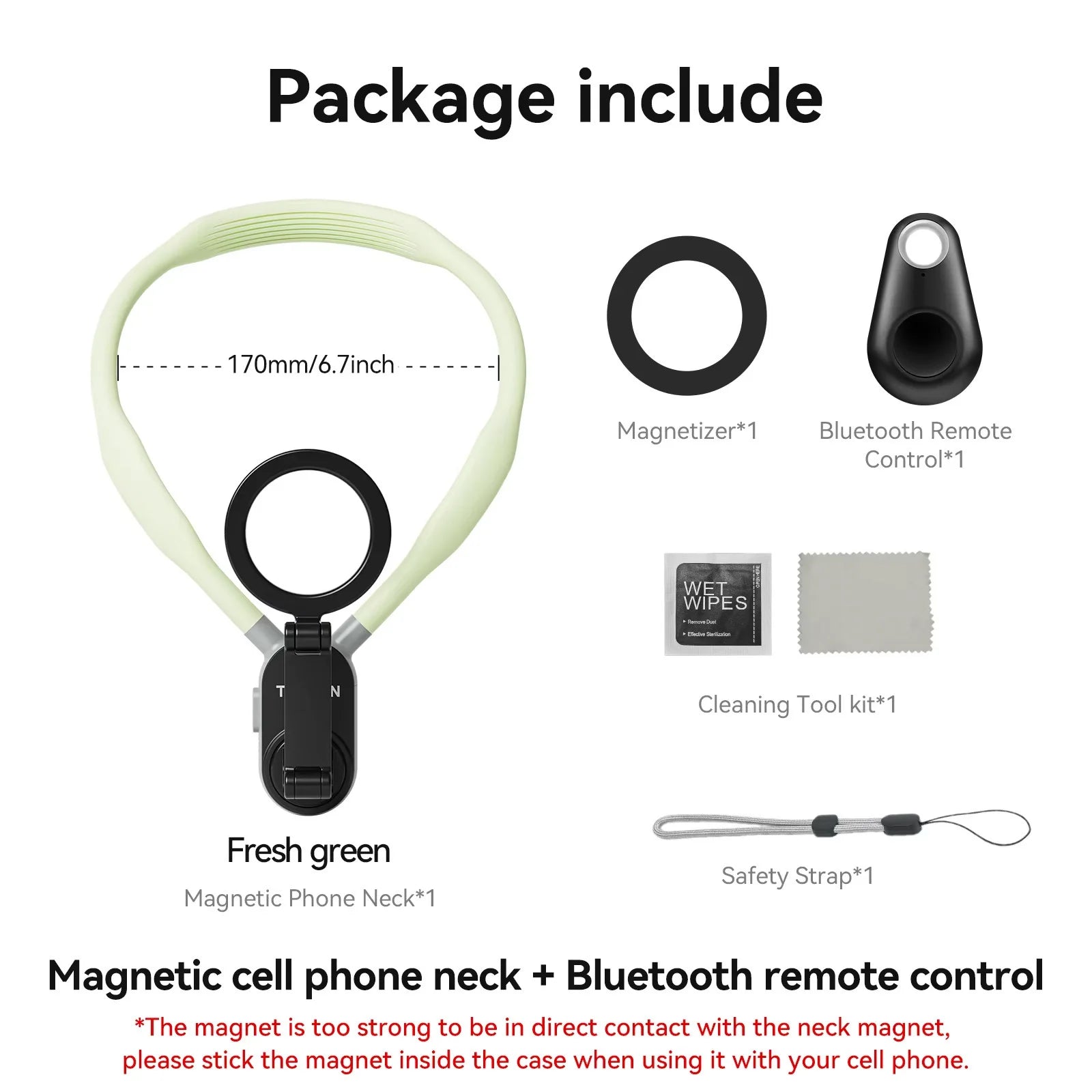 Magnetic Neck Phone Holder 