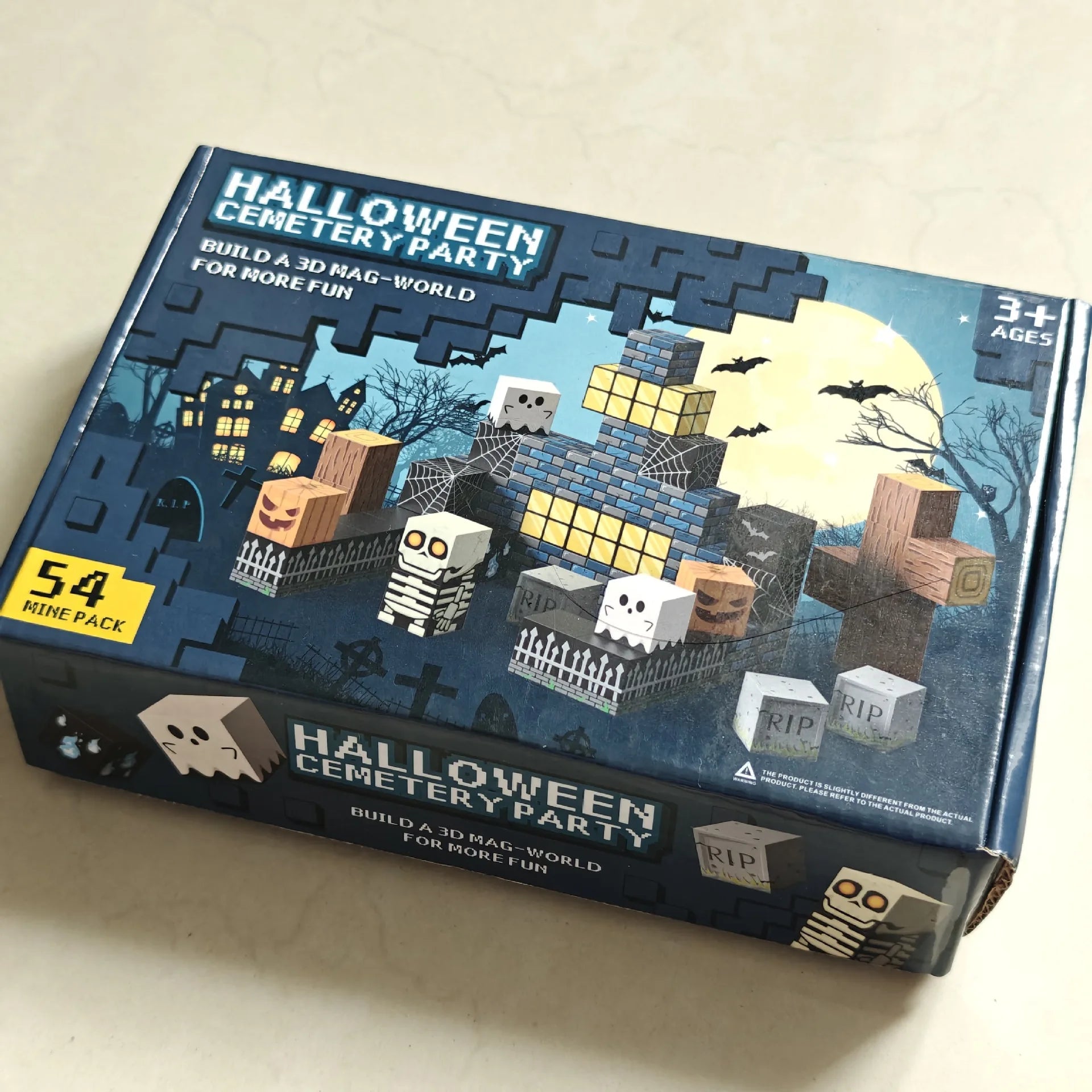 STEM-Focused Magnetic Building Blocks: Halloween & Christmas Cemetery Edition 2024